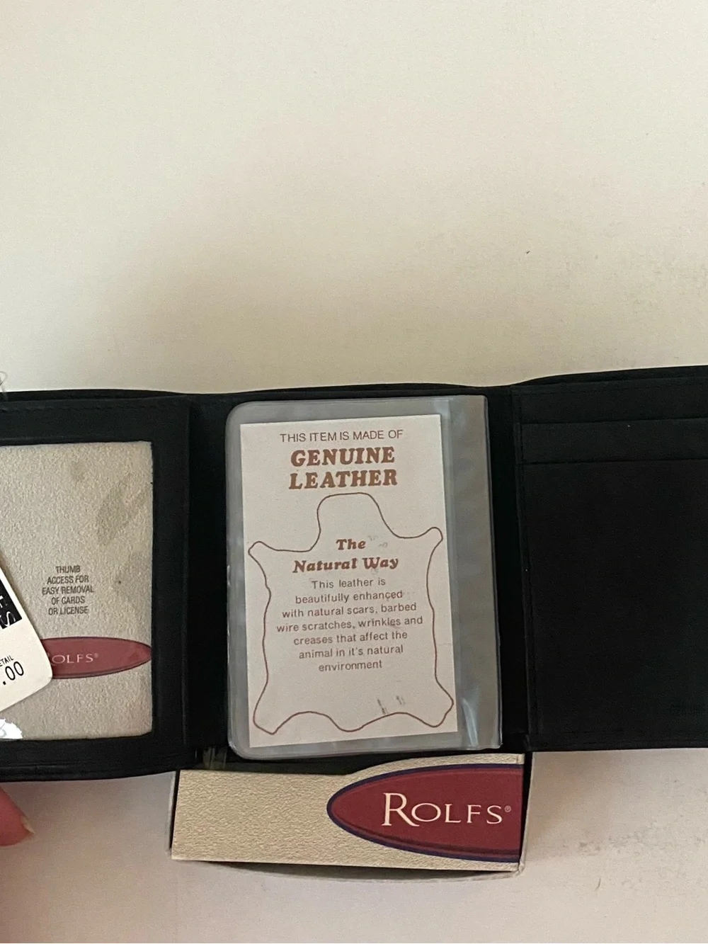 Rolfs Black Men's Bifold Wallet